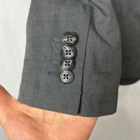 Joseph Abboud Cotton Blazer Mens‎ M Double Vent 2 Button Casual Preppy Academia - Picture 4 of 14